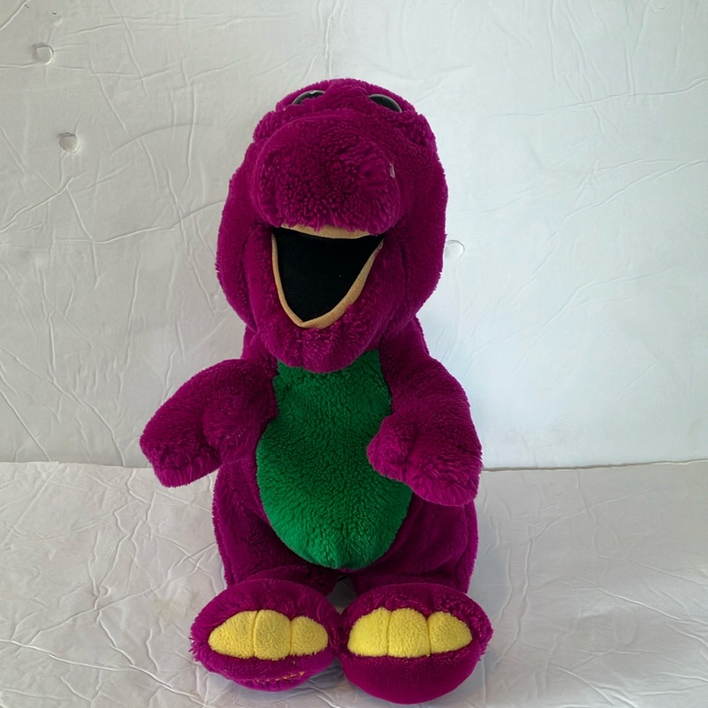Barney purple dinosaur stuffed animal
